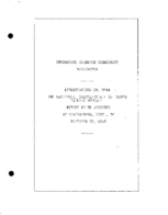 Interstate Commerce Commision Report of the Accident  Investigation Occuring on the NASHVILLE CHATTANOOGA AND ST LOUIS RAILWAY CHATTANOOGA TN