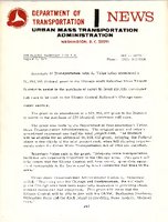 Department of Transportation News Urban Mass Transportation Administration DOT 16770