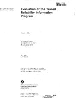 Evaluation of the Transit Reliability Information Program