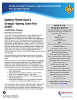 Updating Rhode Islands strategic highway safety plan SHSP