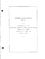 Interstate Commerce Commision Report of the Accident  Investigation Occuring on the DETROIT TOLEDO AND IRONTON RAILROAD WYANDOTTE MI