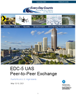 EDC5 Unmanned Aerial Systems UAS for Peer Exchange in Puerto Rico and US Virgin Islands