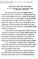 Results from the Public Works Highway Program