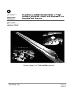 Cognitive and collaborative demands of freight conductor activities results and implications of a cognitive task analysis