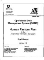 Human Factors Plan for the Aeronautical Information Subsystem