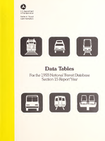 Data Tables For the 1993 National Transit Database Section 15 Report Year