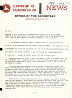Remarks by US Secretary of Transportation John A Volpe to the Annual Meeting of the New England Daily Newspaper Association