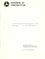 Speeches by Michael Cafferty Deputy Assistant Secretary for Environment and Urban Systems 19701971