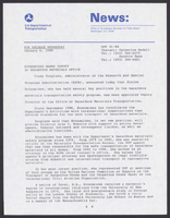 Department of Transportation News Releases JanuaryMarch 1988