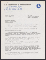 Department of Transportation News Releases June 1980