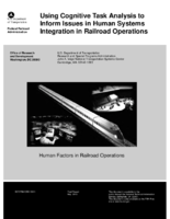Using cognitive task analysis to inform issues in human systems integration in railroad operations