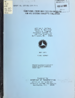 Functional error analysis and modeling for ATC systems concepts evaluation
