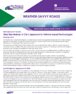 West Des Moines A Citys Approach to Vehiclebased Technologies