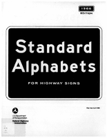 Standard Alphabets for Highway Signs