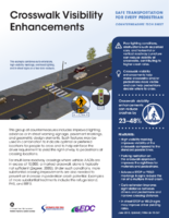 Crosswalk Visibility Enhancements Safe Transportation for Every Pedestrian Countermeasure Tech Sheet