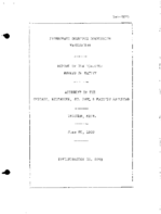 Interstate Commerce Commision Report of the Accident  Investigation Occuring on the CHICAGO MILWAUKEE ST PAUL AND PACIFIC RAILROAD INGONAR MT