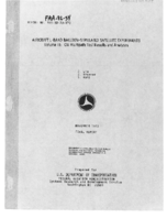 Aircraft LBand BalloonSimulated Satellite Experiments  Volume II CW Multipath Test Results and Analyses