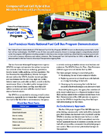 Compound Fuel Cell Hybrid Bus Hits the Streets of San Francisco  San Francisco Hosts National Fuel Cell Bus Program Demonstration