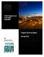 FHWA research and technology evaluation program summary report spring 2016