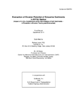 Evaluation of Erosion Potential of Estuarine Sediments in NYNJ Harbor Impact of InSitu Stabilization on the Remediation of Soft Sediments  A Preamble to Erosion Testing and Evaluation