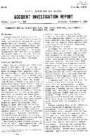 Investigation of Aircraft Accident TRANSCONTINENTAL AND WESTERN AIR LOS ANGELES CALIFORNIA 19481125