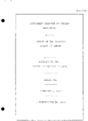 Interstate Commerce Commision Report of the Accident  Investigation Occuring on the CENTRAL OF GEORGIA RAILWAY ARLES GA