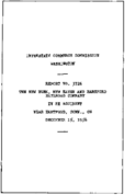 Interstate Commerce Commision Report of the Accident  Investigation Occuring on the NEW YORK NEW HAVEN AND HARTFORD HARTFORD CT