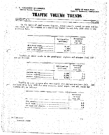 Traffic Volume Trends July 1952