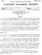 Investigation of Aircraft Accident PARADISE AIRLINES ZEPHYR COVE NEVADA 19640301