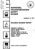 Interstate Commerce Commision Report of the Accident  Investigation Occuring on the NASHVILLE RAILROAD COMPANY WAVERLY TN