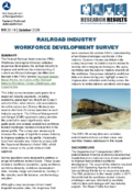 Railroad Industry Workforce Development Survey Research Results