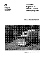 Accidents Reported by Motor Carriers of Property 1989