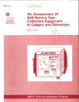 Assessment of SelfService Fare Collection Equipment in Calgary and Edmonton