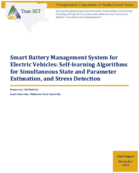 Smart Battery Management System for Electric Vehicles Selflearning Algorithms for Simultaneous State and Parameter Estimation and Stress Detection