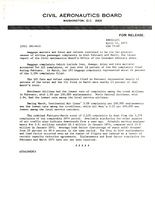 Air Travel Consumer Report February 1975