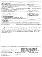 Overview of Pavement Management Systems Developments in the State Department of Highways and Public Transportation