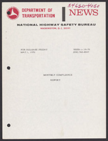 NHTSA News Releases May 1970