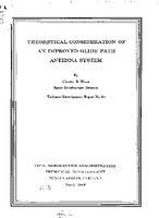 Theoretical Consideration of Improved Glide Path Antenna System