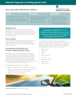 Network Approach to Setting Speed Limits