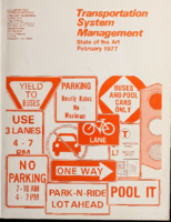Transportation System Management State of the Art February 1977
