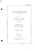 Interstate Commerce Commision Report of the Accident  Investigation Occuring on the PENNSYLVANIA RAILROAD HARRISON NJ
