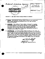 AC 9117 the Use of View Limiting Devices on Aircraft