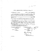 CAM 3 Supplement No 9  Revision To CAM 3 Dated Oct 1956 And CAM 6 Dated Nov 1956