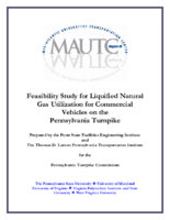 Feasibility study for liquefied natural gas utilization for commercial vehicles on the Pennsylvania Turnpike