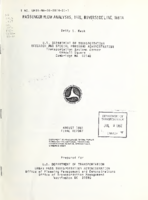 Passenger Flow Analysis 1978 Riverside Line MBTA