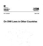 On DWI Laws in Other Countries