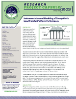 Instrumentation and Modeling of Geosynthetic Load Transfer Platform Performance Research Project Capsule