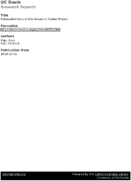 Renewable Natural Gas Research Center Project