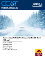Autonomous Vehicle Challenges for the US Rural Midwest