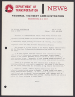 Federal Highway Administration News JulyDecember 1970